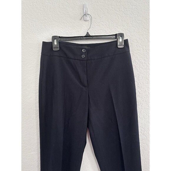 Talbots Women's Heritage Cropped Pants Size 2 Navy Office Career Preppy Trouser - Picture 4 of 9